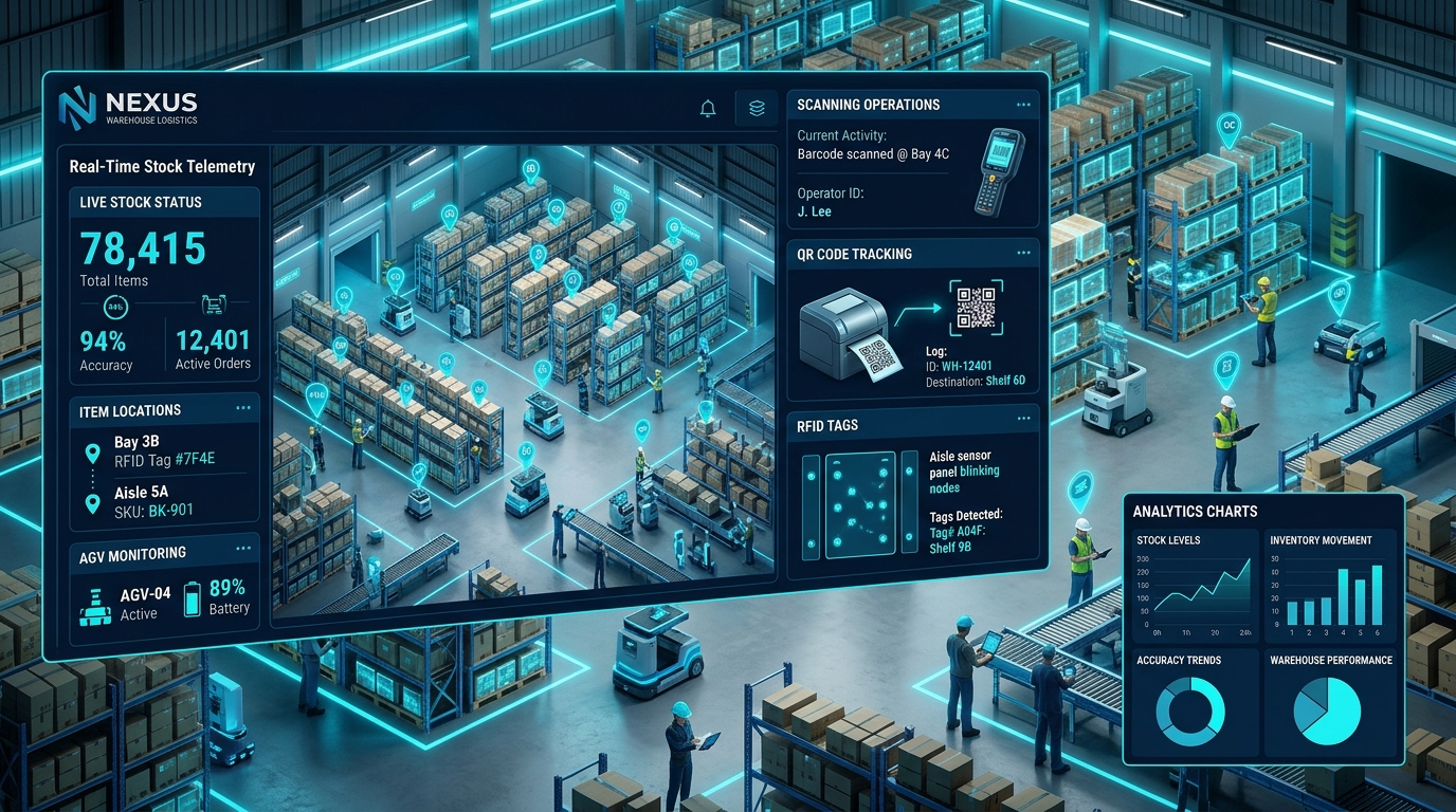 Custom Inventory Management Software using QR Code & RFID - Swarajya Infotech